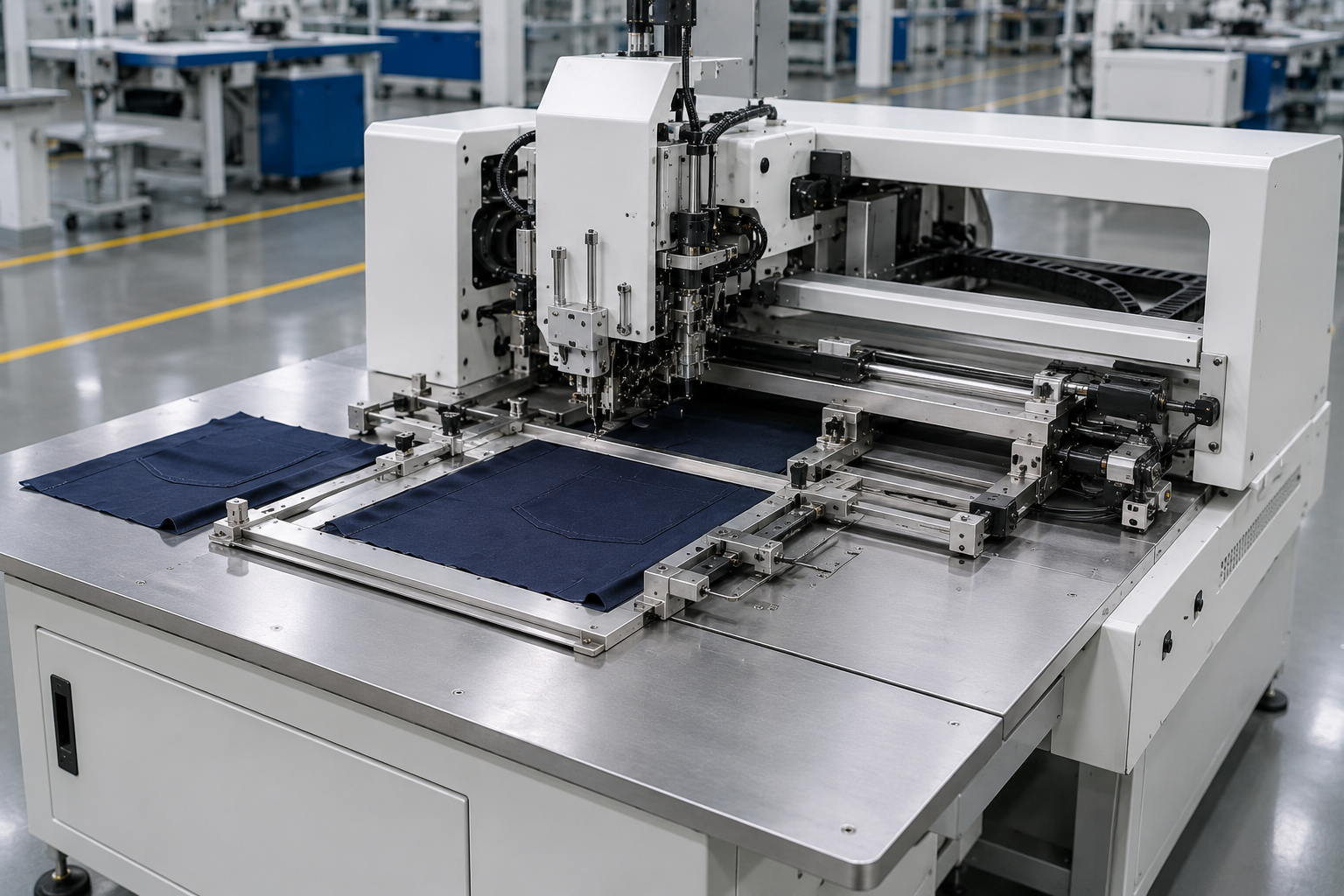 Automatic Pocket Setter Machine