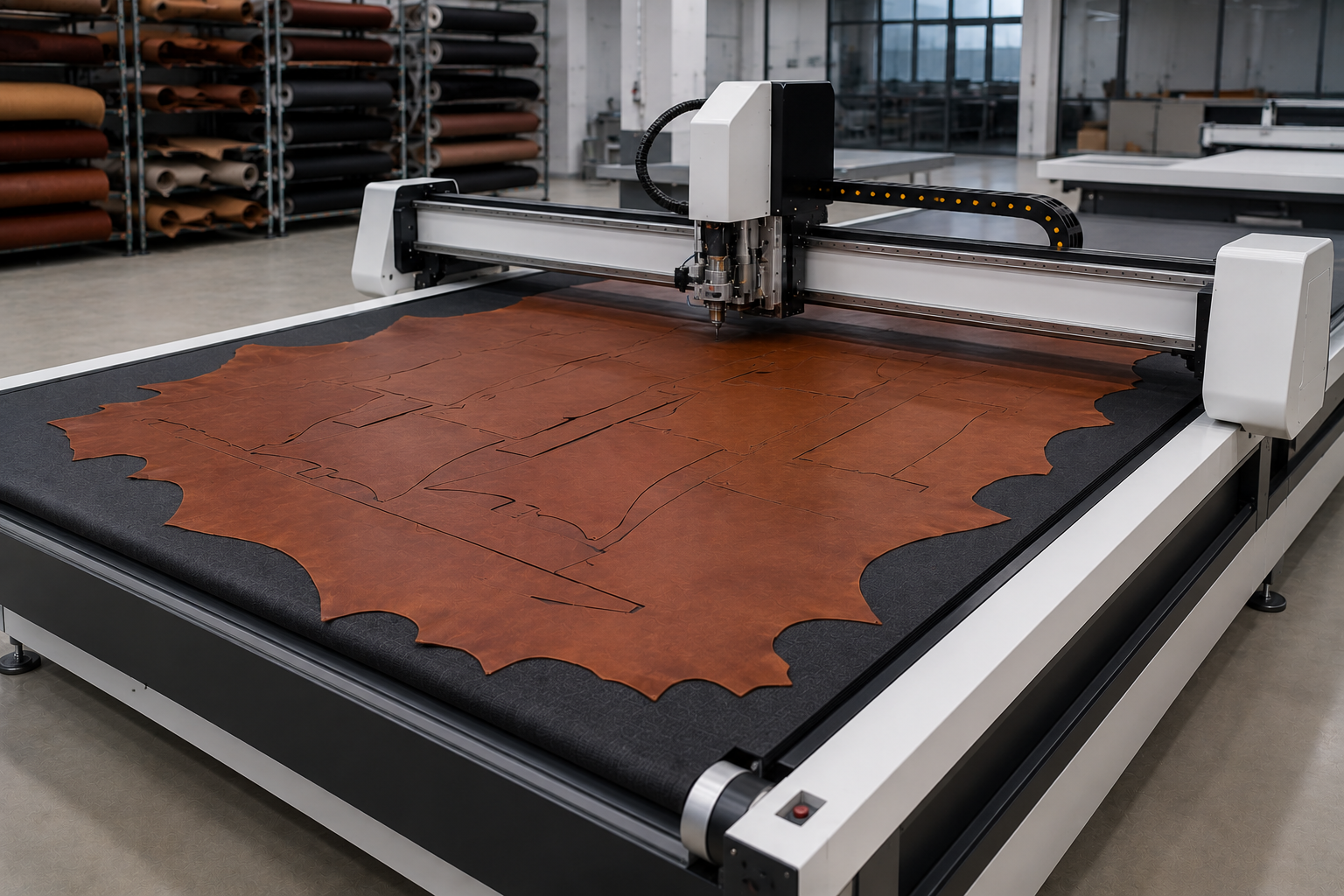 CNC Leather Cutting Machine